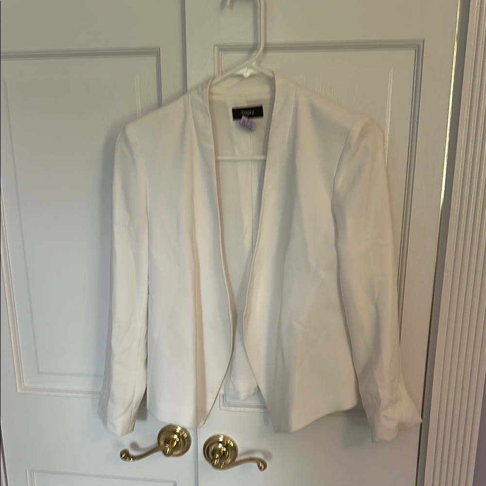 Theory White Blazer Jacket